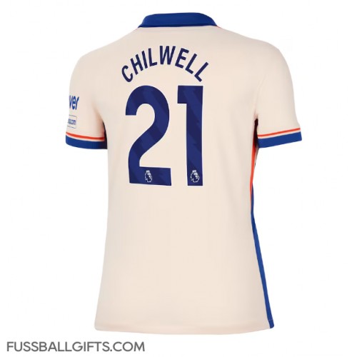 Chelsea Ben Chilwell #21 Fußballbekleidung Auswärtstrikot Damen 2024-25 Kurzarm